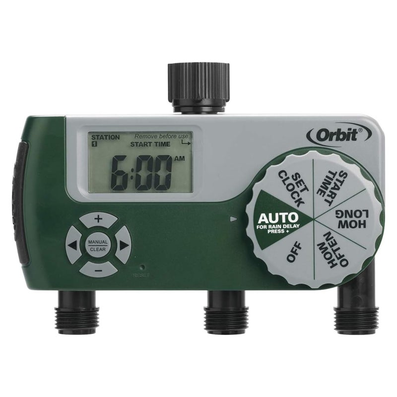 Orbit 56082 3-Outlet Programmable Digital Hose Watering Timer - Image 1